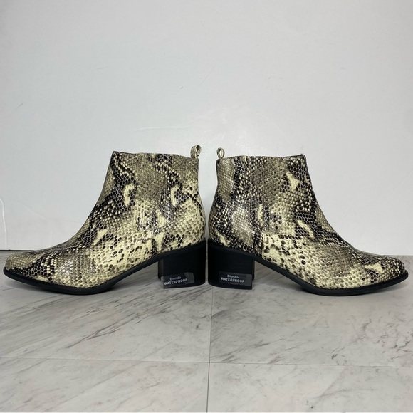 New! Blondo Elvina Snakeskin Leather Bootie 8.5 - Picture 7 of 14